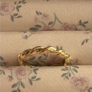 Gold Braided Ring